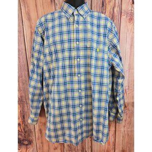 Ralph Lauren Mens 1XB Long Sleeve Plaid Button-Down Shirt 100% Cotton Stretch